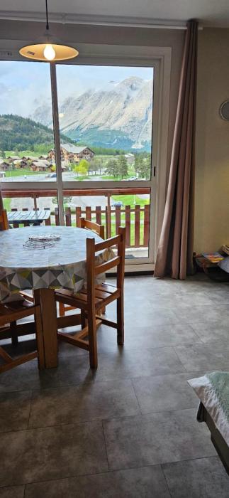 Studio lumineux et cosy avec vue montagne 7è étage