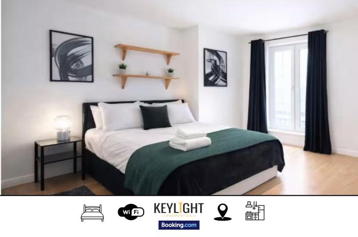 2 Bed Flat By Key Light Properties Short Lets & Serviced Accommodation Woolwich Greenwich With Free Parking
