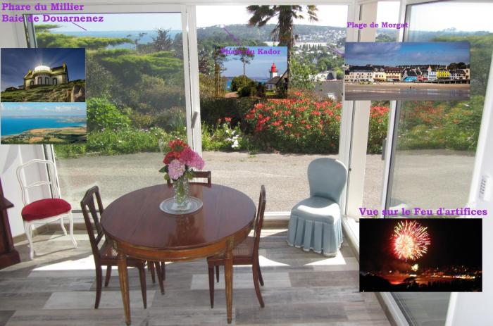 Studio vue mer dans le centre de Crozon