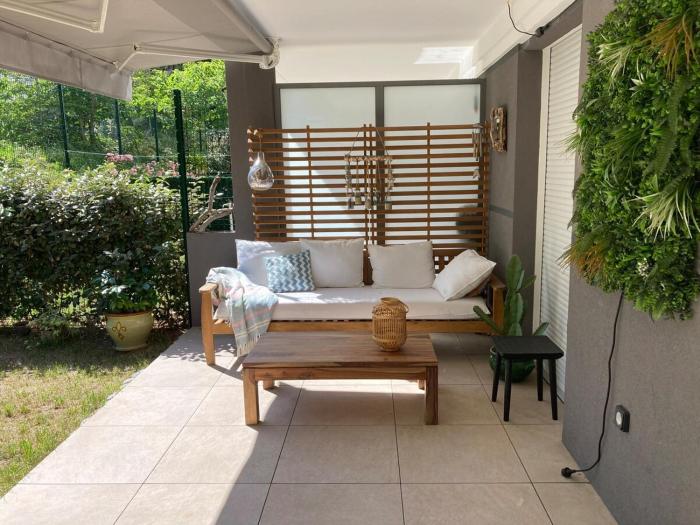 Appartement tout équipé & lumineux - Jardin terrasse et parking privé