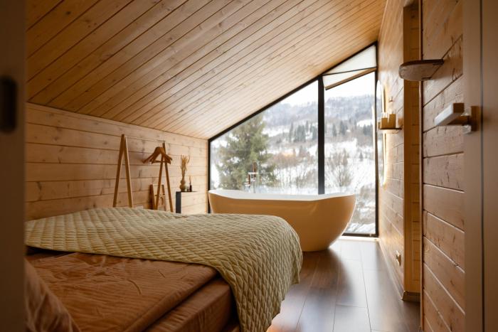 Mirest - котеджі в горах із чаном-джакузі