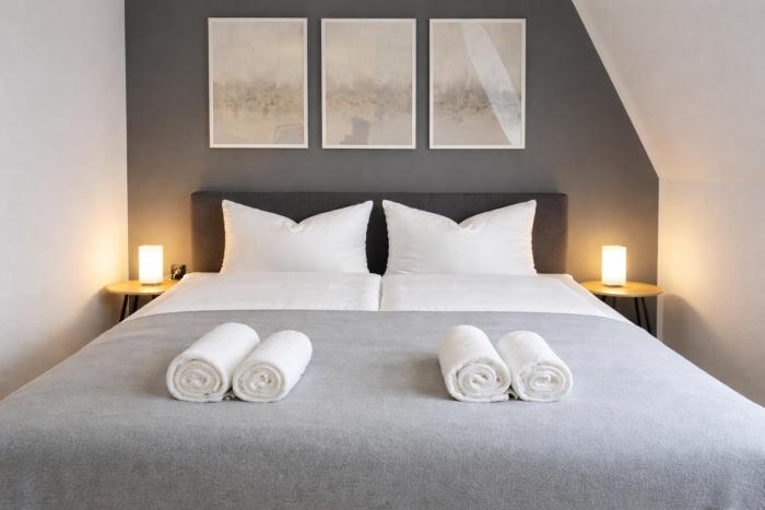 RAHA Apartments - Modernes Studio-Apartment - HBF - Privat Parkplatz