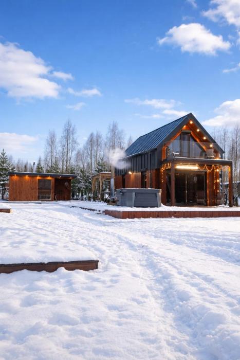 Domek nad Jeziorkiem Sauna -Silownia-Balia