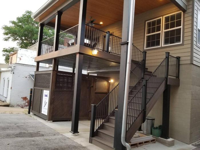 2nd Street -Deck Suite (back entrance)