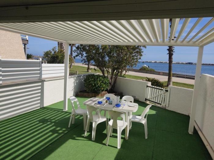 Villa T4 Gruissan avec Vue Mer, Climatisée, 80m2, Plage à 50m, 6 Pers. - FR-1-796-100