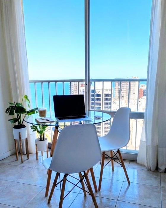 Monoambiente Edificio Havanna, luminoso, vista al mar, piso 23