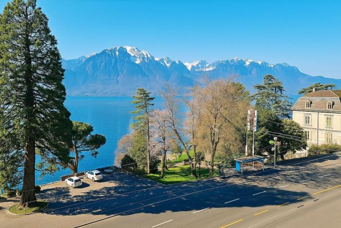 Montreux city center apartment 4rooms, lake view