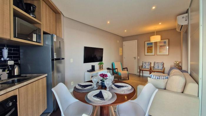 Book Santos Unique 1309 Conforto pertinho da praia