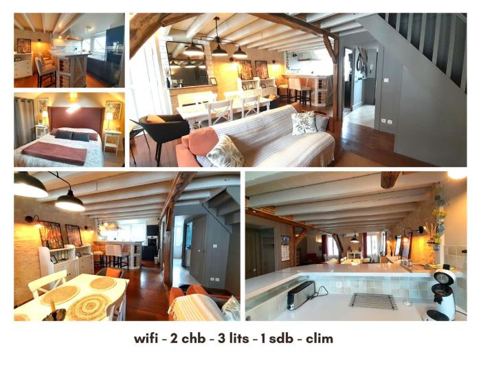 Châteauroux centre superbe appart duplex terrasse