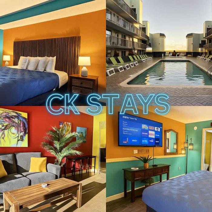 Oceanfront 1BR King Bed Tiki Style Heated Pools
