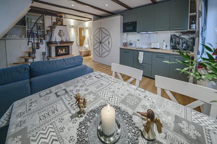 Kameralny Apartament Chateau Karpielówka Kościelisko z widokiem i wlasnym garażem