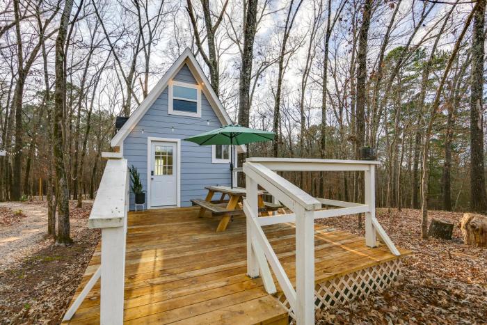 Hike and Fish Couples Retreat Near Lake Hawkins!