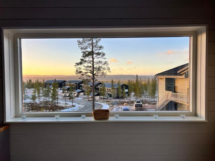 Spacious apartment in a dream location in Idre Ski In and Ski Out with a magical mountain view