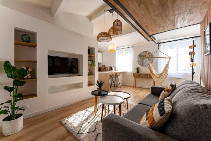 1. Charmant appartement proche du centre et gare