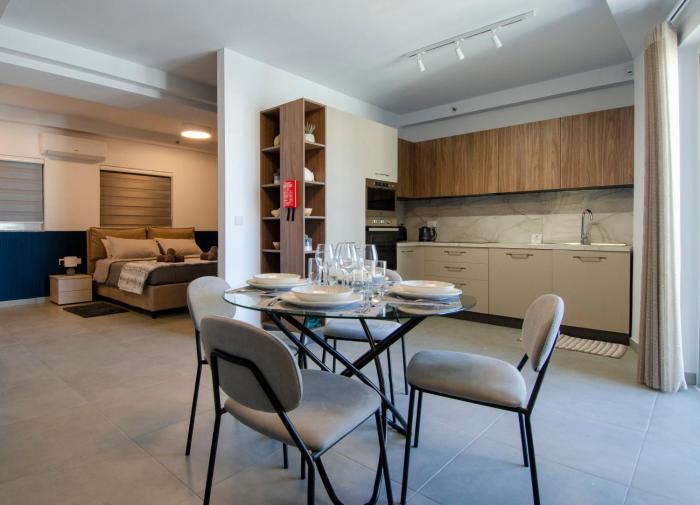 Luxury High-Floor Studio Escape with Balcony