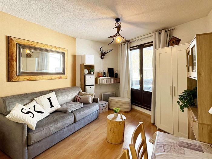 Studio cosy 4 personnes au pied des pistes - FR-1-322-633