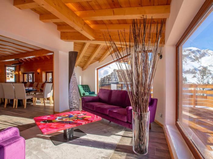 Chalet dexception à Avoriaz pour 12 pers, 6 chambres, sauna et petit-déjeuner inclus - FR-1-314-97