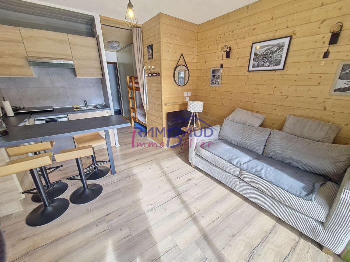 Studio cabine centre-village avec parking - FR-1-854-20