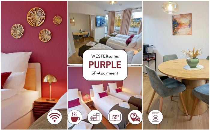 WESTERsuites - Purple - zentral 1BR Küche WLAN