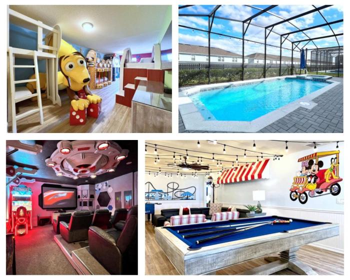 Fantastic Family Fun Themed Pool Home with Theater-3229LW