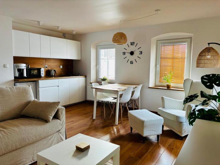 Słoneczny apartament z sauną