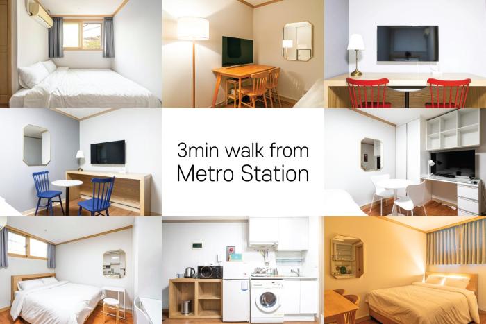 Cozy & Private Studio 3 mins walk from Metro Station
