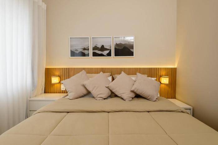 Studio Quarto e Sala Moderno em Ipanema, próximo a praia