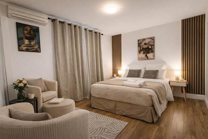 Douce Parenthèse - Appartement T2 Cosy avec Balcon, Élégant & Calme - Hyper centre ville de Montélimar - Gare de Montelimar à pied - Jardin public de Montélimar