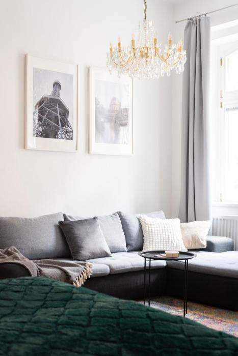 Prague Center Apartment with Fireplace