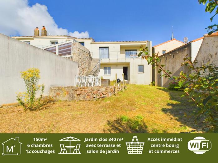 Maison familiale 6 chambres à Brem Sur Mer avec jardin - WIFI - FR-1-231-346