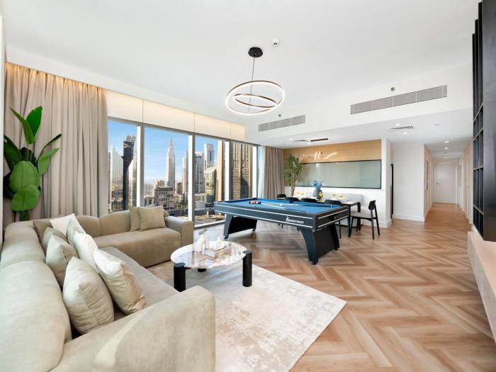 RoyalVista 22 - 4BR with Pool Table at Downtown Views II - Burj Khalifa View