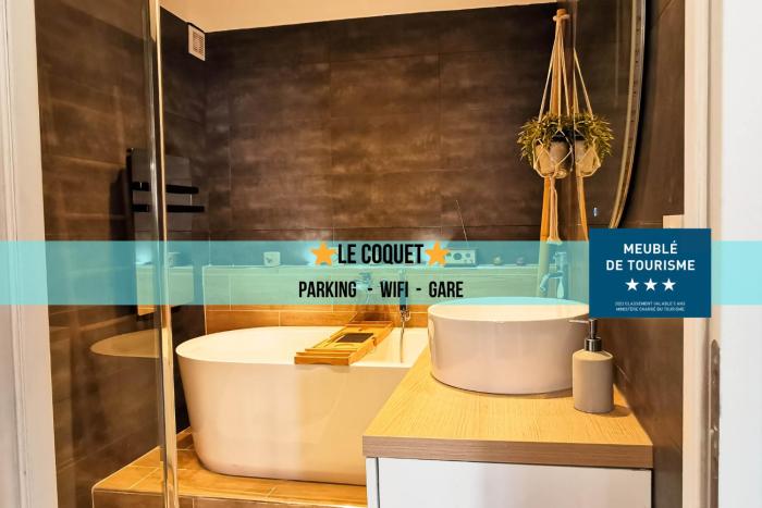 LE COQUET - Gare - Hyper centre - Parking - Wifi