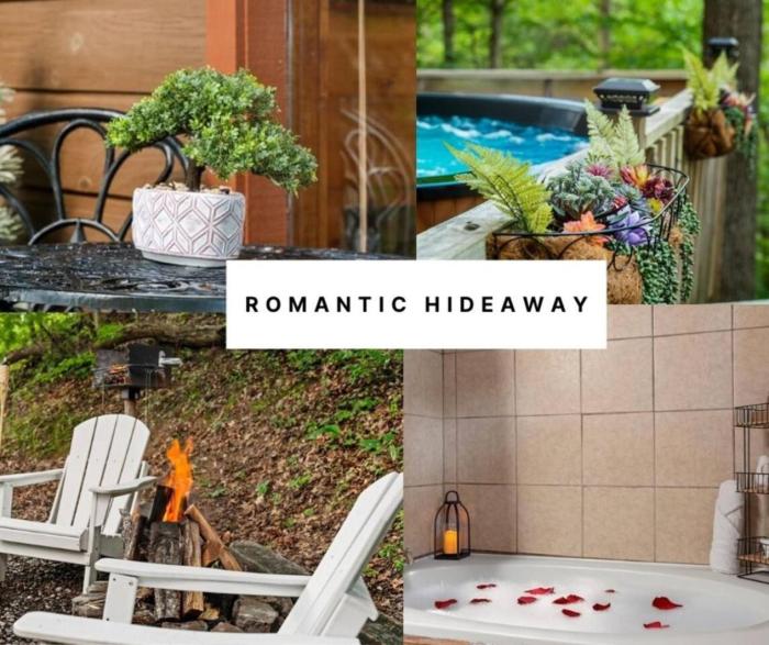Romantic Hideaway- Pet Friendly, Hot Tub, Firepit