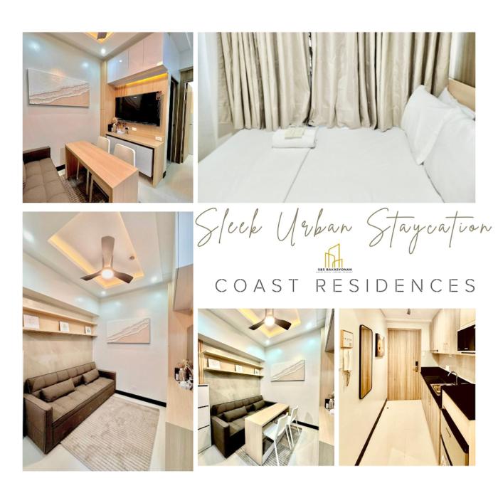 Sleek Urban Staycation-2BR with Manila Bay View near MOA, PICC, World Trade Center and US Embassy