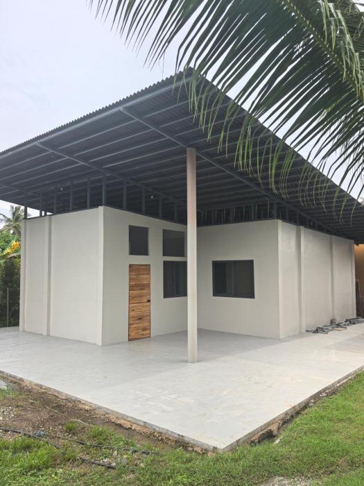 Concrete house with one big room