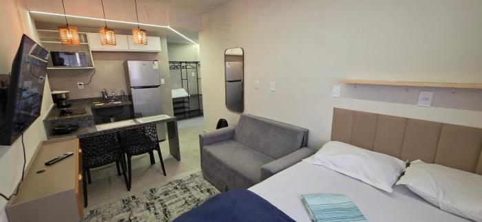 Apartamento moderno próximo ao metrô República - Centro