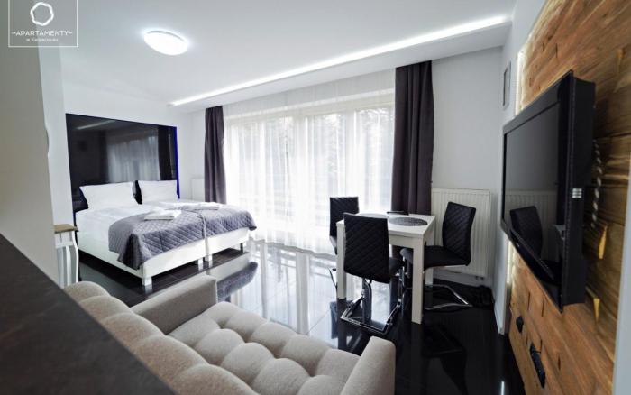 Apartamenty z balkonami, spokojna okolica