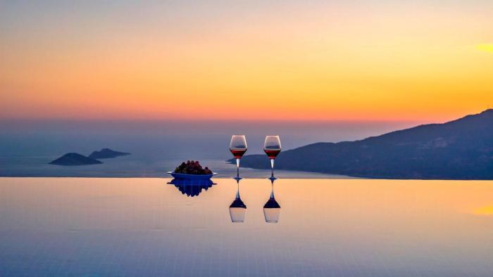 Kalkan Seaview 4 bedroom luxury villa with private Indoor & outdoor pool