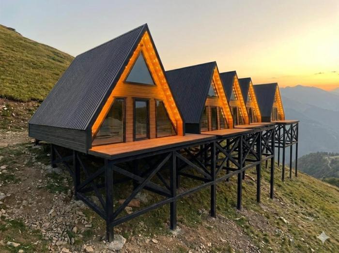 The swedish house by lake & woods