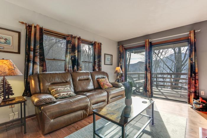 8 Mi to Skiing Porch with Fireplace and Mtn Views!