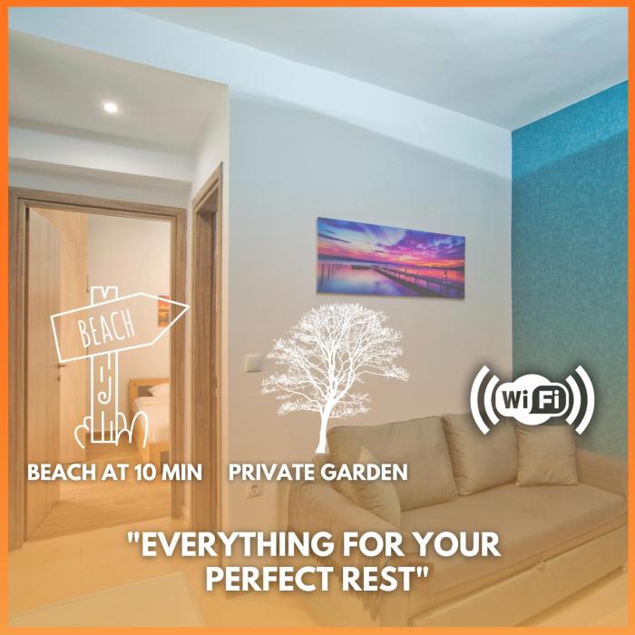 Marine Cocoon & Terrace Modern Apt, Private Garden