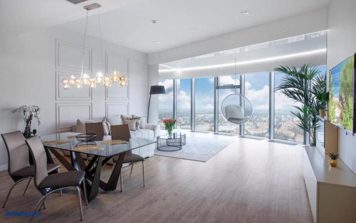 Hanza Tower GREEN 21 Apartments Jacuzzi & Sauna & Pool & SPA