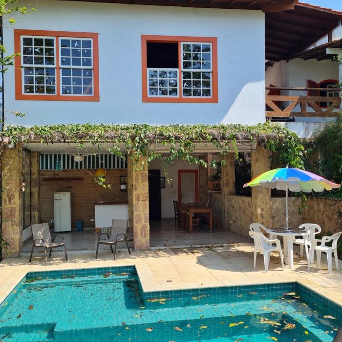 Casa Bela vista ao mar, piscina,ar condicionado, wi-fi, churrasqueira