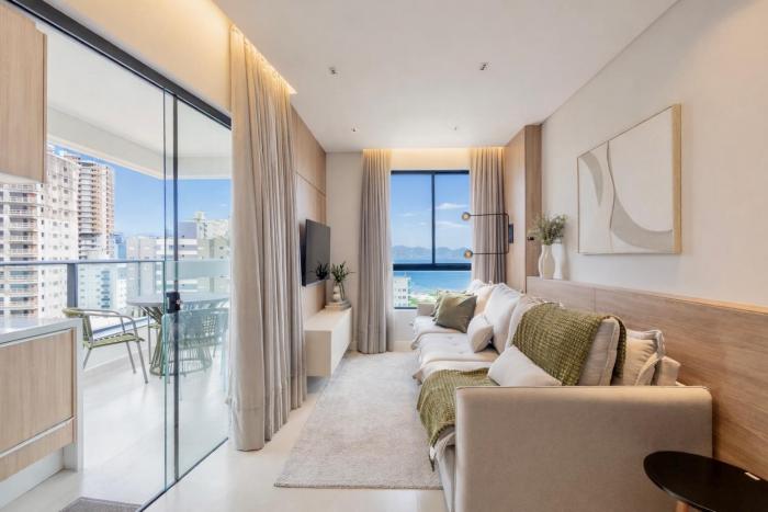 Vista para o Mar em Todos os Cômodos - 250m da Praia - Churrasqueira