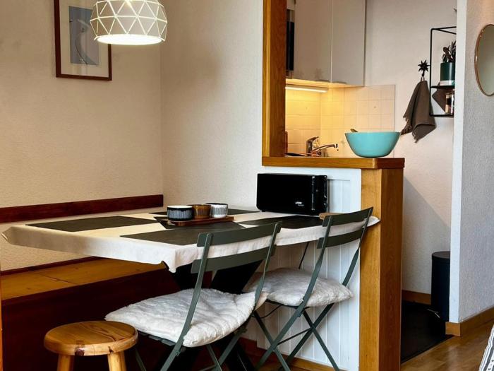 Studio 4 pers à Vallandry, terrasse et ski aux pieds - FR-1-411-1023