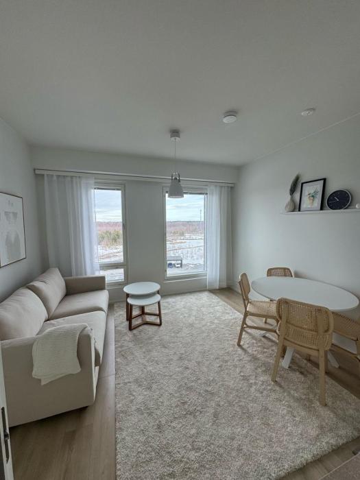 Peaceful seaside penthouse