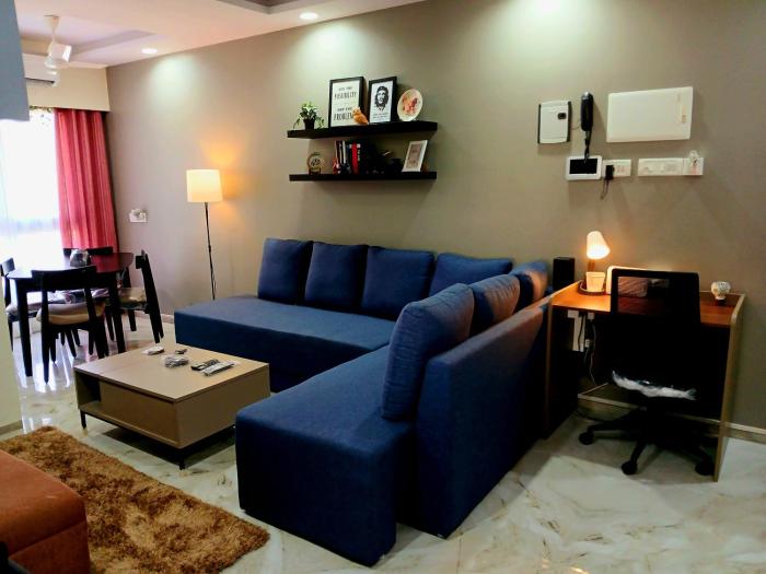 Casa Lakefront - luxe 1bhk condo with 2 baths, convertible to 2bed