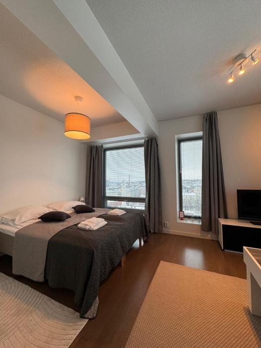 Kotimaailma Apartments - Upea yläkerroksen studio - Itsenäisyydenkatu