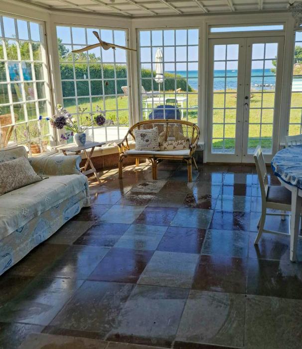 Historisk New England Hus Ved Gilleleje Havn