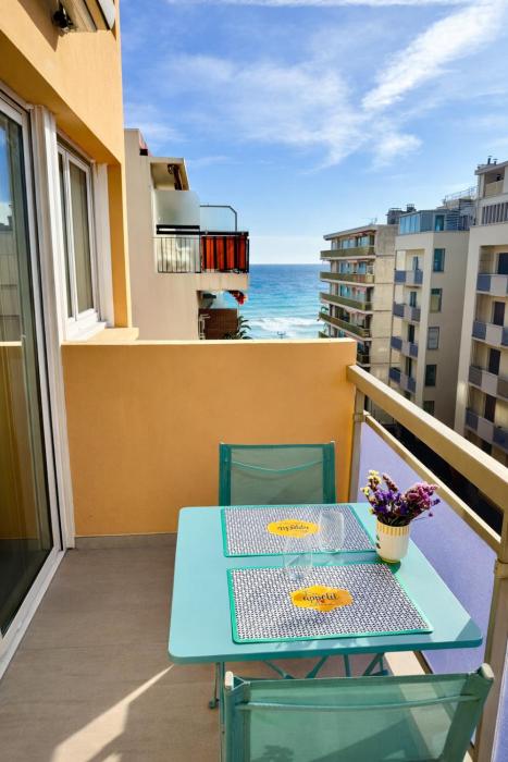 Studio lumineux vue mer, neuf entre Monaco-Menton